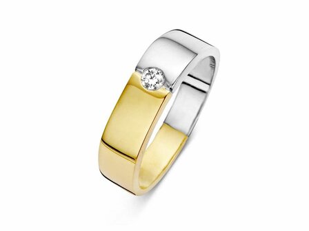 ring heren - goud 18 kt met briljant | You &amp; Me