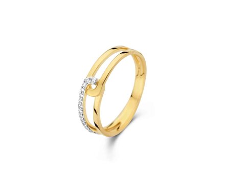 ring briljant - goud 18 kt met briljant | Taste of Luxury