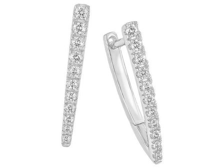 oorring briljant - goud | J&amp;A Collectie