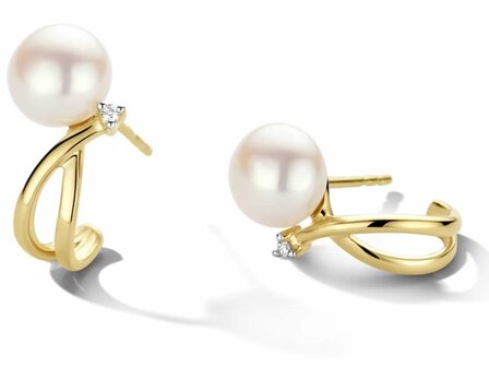 oorring briljant - goud | You &amp; Me