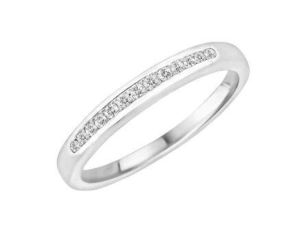 Trouwring briljant - goud | J&amp;A Collectie