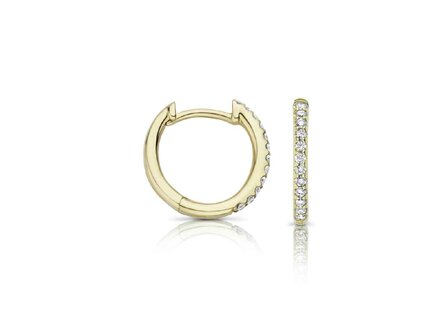 oorring briljant - goud 18 kt met briljant | One More