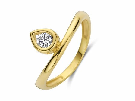 Ring Zirkonium - goud | You &amp; Me