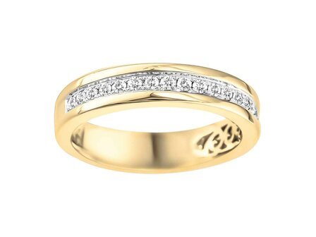 Trouwring briljant - goud | J&amp;A Collectie