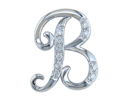 hanger briljant - goud 18 kt met briljant | J&amp;A Collectie