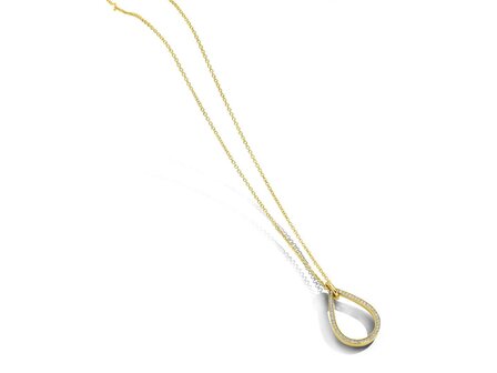 collier briljant - goud | Elegance