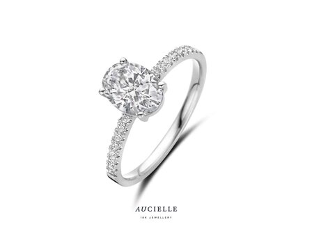 Ring Zirkonium - goud | Aucielle