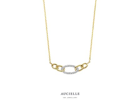 collier briljant - goud | Aucielle