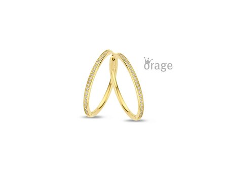 oorring creolen - staal | Orage Kids