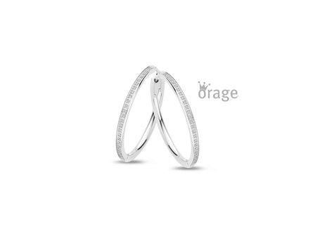 oorring creolen - staal | Orage Kids