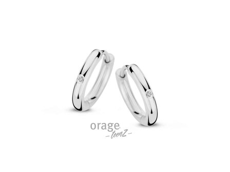 oorring creolen - staal | Orage Kids