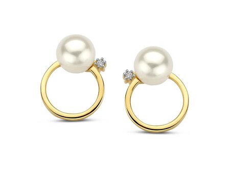 oorring parel - goud | You &amp; Me