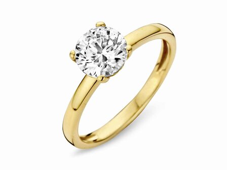 Ring zirkonium - goud | You &amp; Me