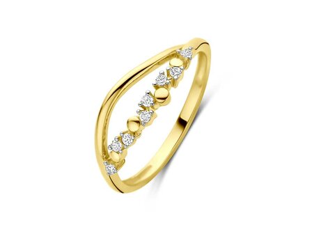 Ring Zirkonium - goud | You &amp; Me