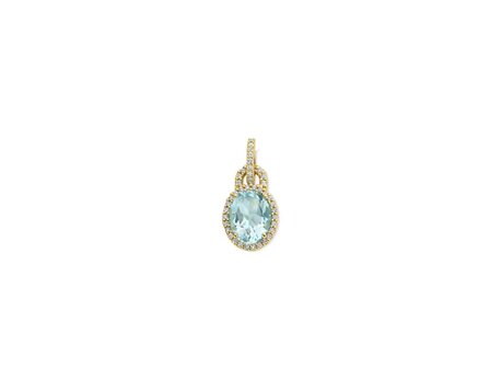 hanger briljant - goud 18 kt met briljant | Taste of Luxury