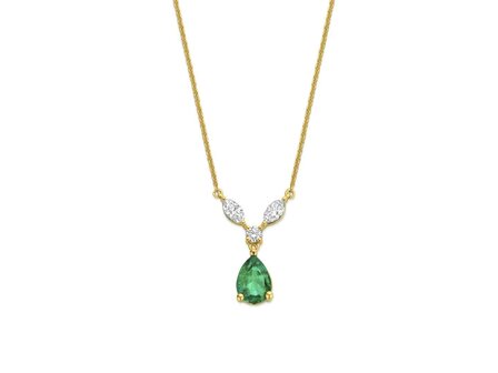 collier briljant - goud 18 kt met briljant | Taste of Luxury