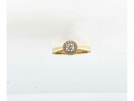 ring briljant - goud 18 kt met briljant | Taste of Luxury