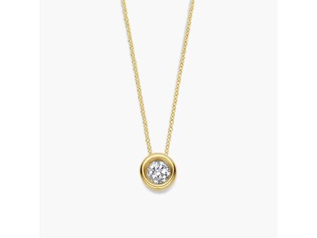 collier briljant - goud 18 kt met briljant | Taste of Luxury