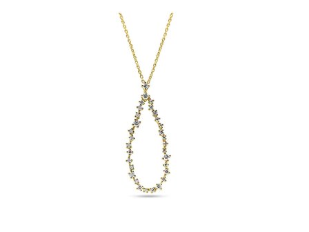 collier briljant - goud | Elegance