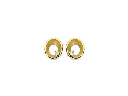 oorring briljant - goud 18 kt met briljant | Taste of Luxury