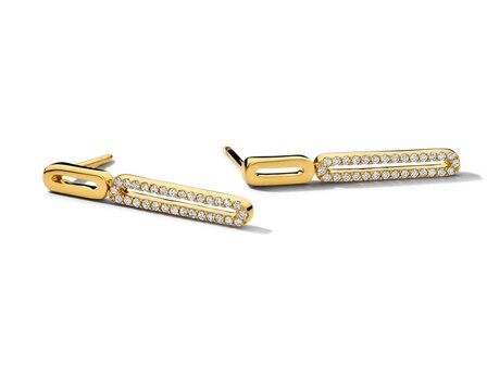 oorring briljant - goud | Elegance
