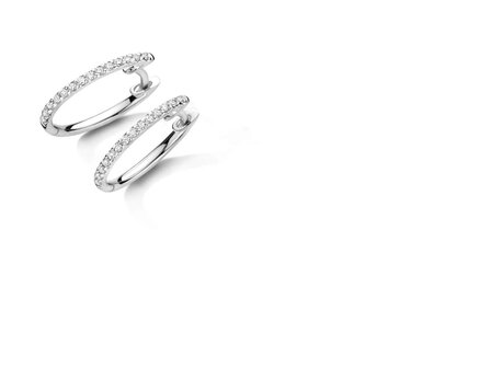 oorring briljant - goud | Elegance