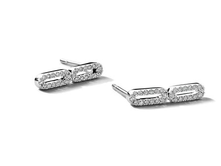 oorring briljant - goud | Elegance