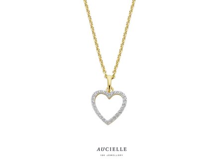 hanger zirkonium - goud | Aucielle