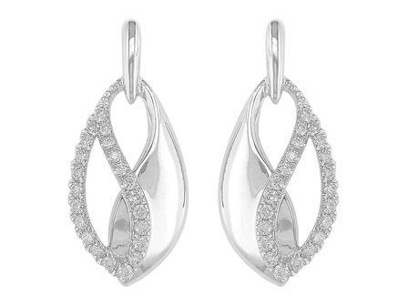 oorring briljant - goud 18 kt met briljant | J&amp;A Collectie