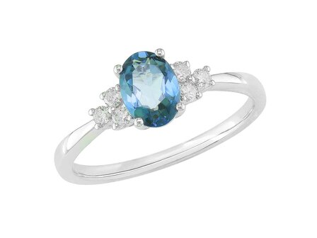 ring briljant - goud 18 kt met briljant | J&amp;A Collectie