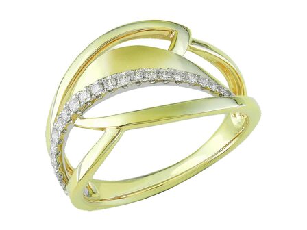 ring briljant - goud 18 kt met briljant | J&amp;A Collectie