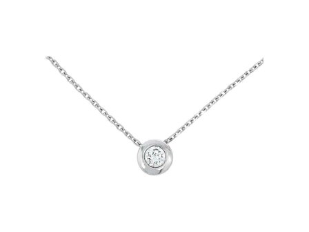 collier briljant - goud 18 kt met briljant | J&amp;A Collectie