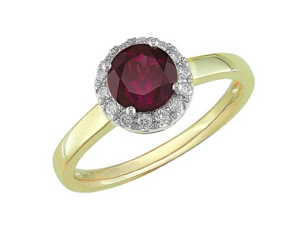 ring briljant - goud 18 kt met briljant | J&amp;A Collectie