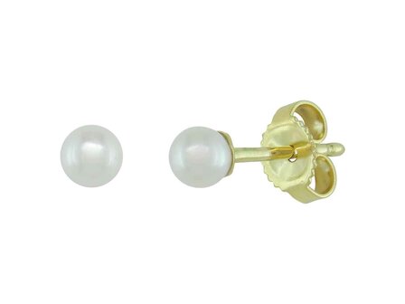 oorring parel - goud | J&amp;A Collectie