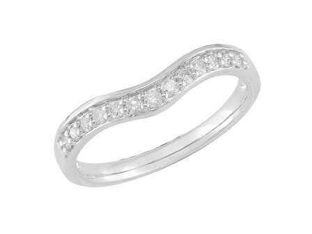 Trouwring briljant - goud 18 kt met briljant | J&amp;A Collectie