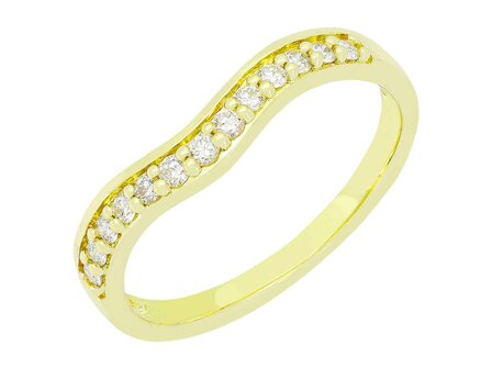 Trouwring briljant - goud | J&amp;A Collectie