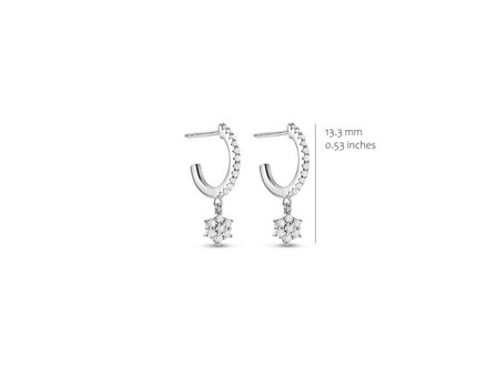 oorring - zilver | Silverrose