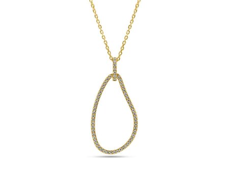 collier briljant - goud | Elegance