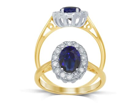 ring briljant - goud 18 kt met briljant | J&amp;A Collectie