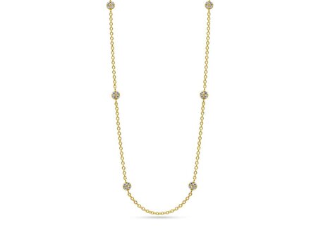 collier zirconium - goud | Buffilor