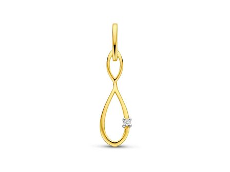 hanger briljant - goud | You &amp; Me