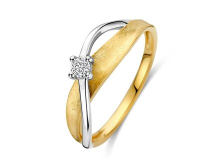 Ring Zirkonium - goud | You &amp; Me