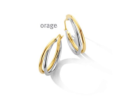oorring creolen - staal | Orage