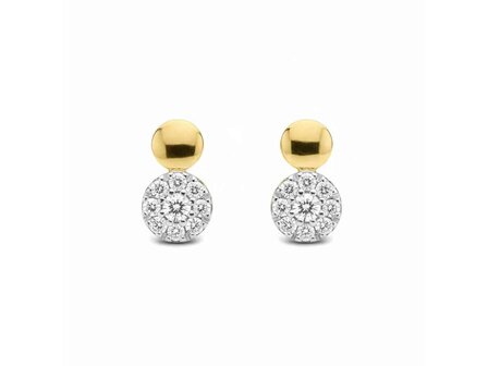 oorring briljant - goud | Elegance