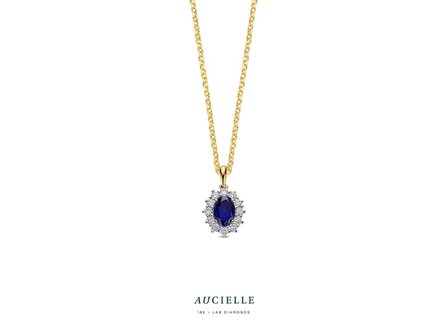 collier briljant - Aucielle LAB Diamond | Goud 18k &amp; LAB-Diamant