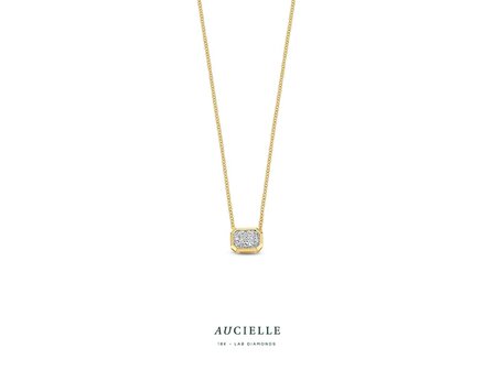 collier briljant - Aucielle LAB Diamond | Goud 18k &amp; LAB-Diamant
