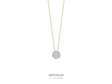 collier briljant - Aucielle LAB Diamond | Goud 18k &amp; LAB-Diamant