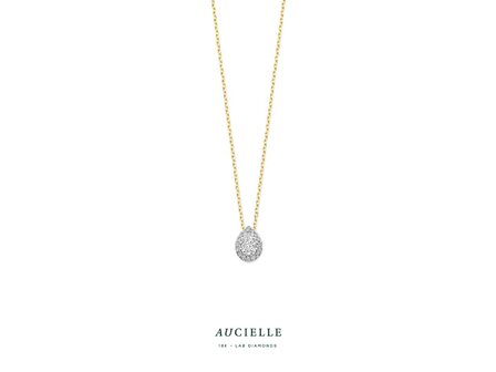 collier briljant - Aucielle LAB Diamond | Goud 18k &amp; LAB-Diamant
