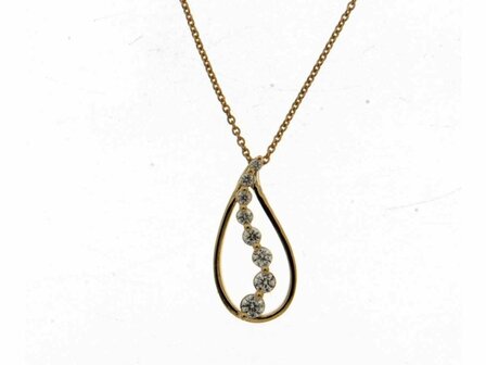 collier briljant - goud | Taste of Luxury