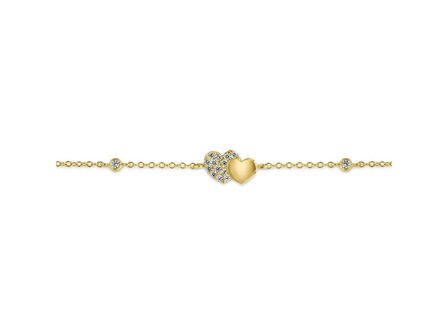 armband - goud 18 kt met zirkonium | Buffilor